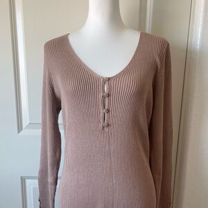 Abercrombie & Fitch Henley Sweater Dress